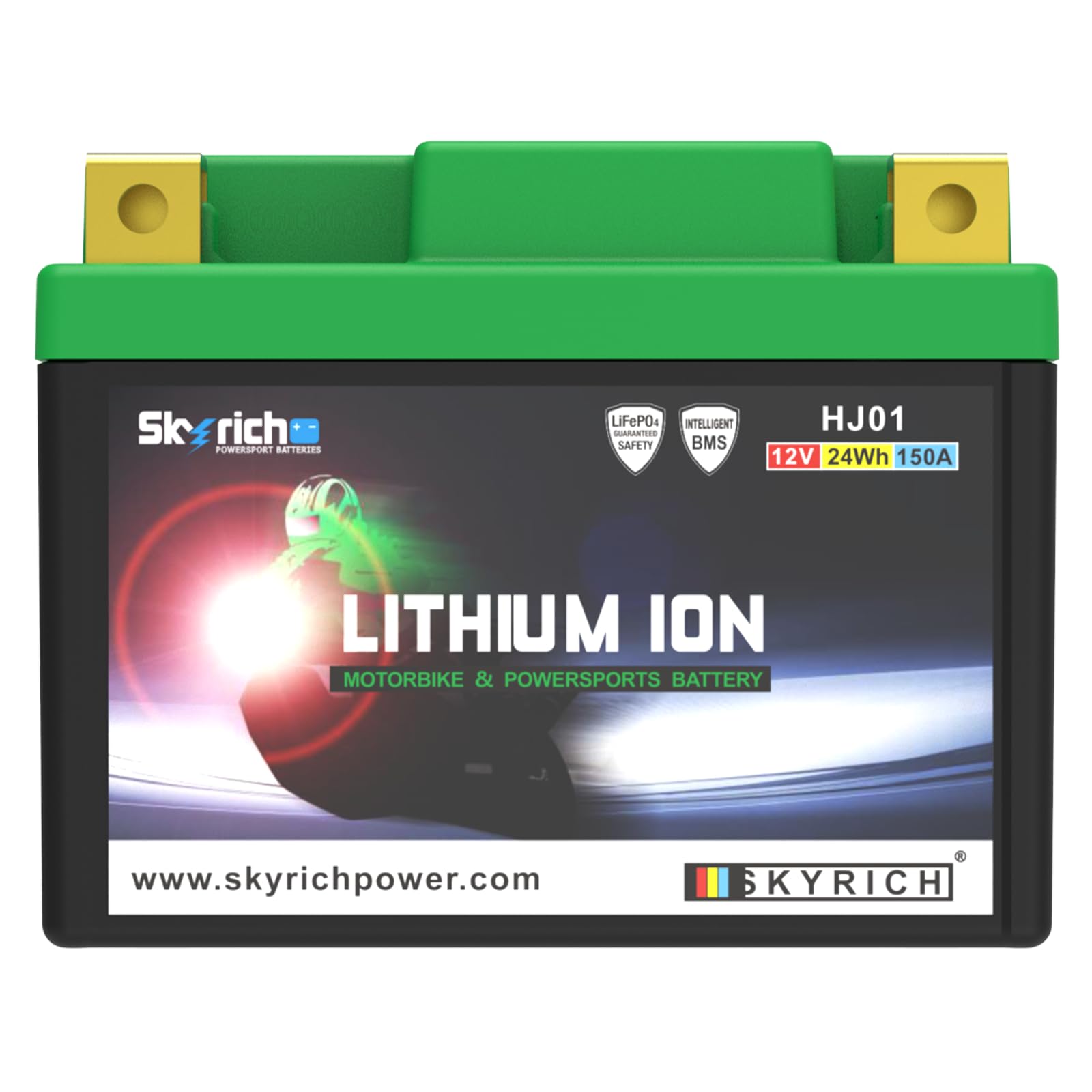 Amazon.co.jp: Skyrich HJ01 Lithium Bike LiFePO4 Battery 12V 2Ah